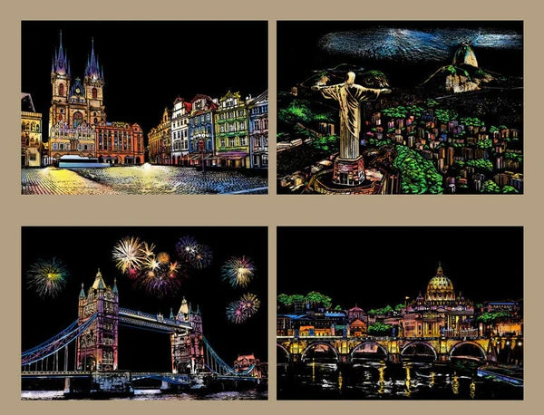 Beautiful Cities Art Bundle (A4)
