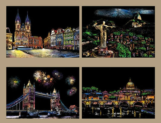 Beautiful Cities Art Bundle (A4)